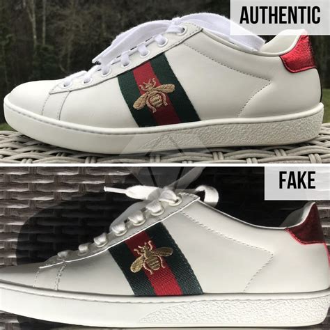 gucci ace shoes real vs fake|knock off gucci shoes.